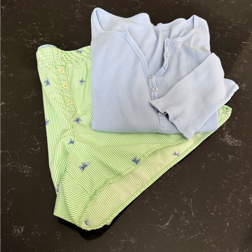 Gap GapBody Sleep Shorts and Top M - Picture 2 of 3